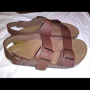 Birkenstock’s Men’s size 13, practically new